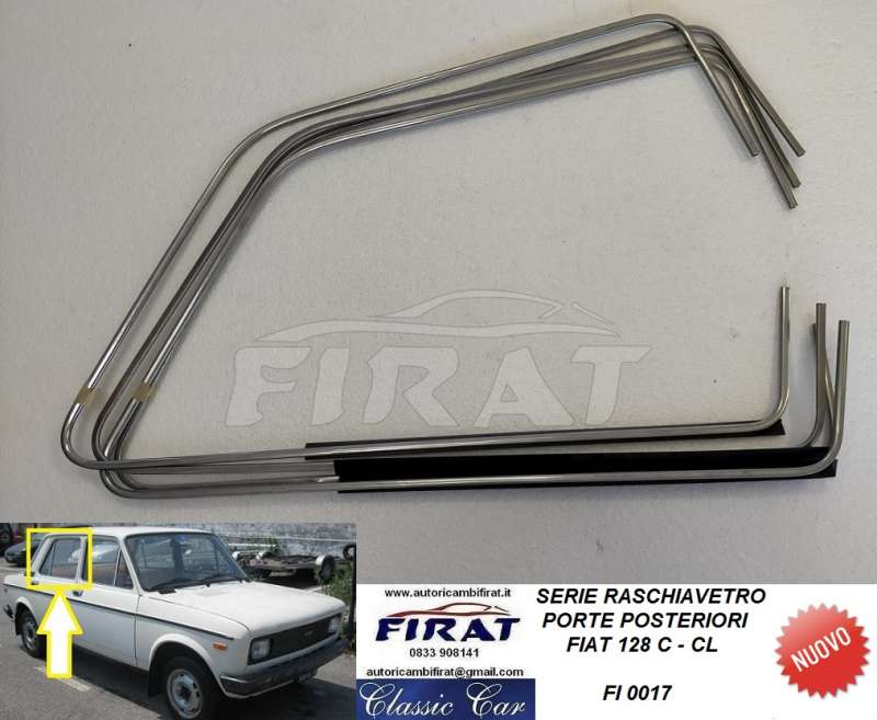 RASCHIAVETRO FIAT 128 CL 4 PORTE POST. (0017)